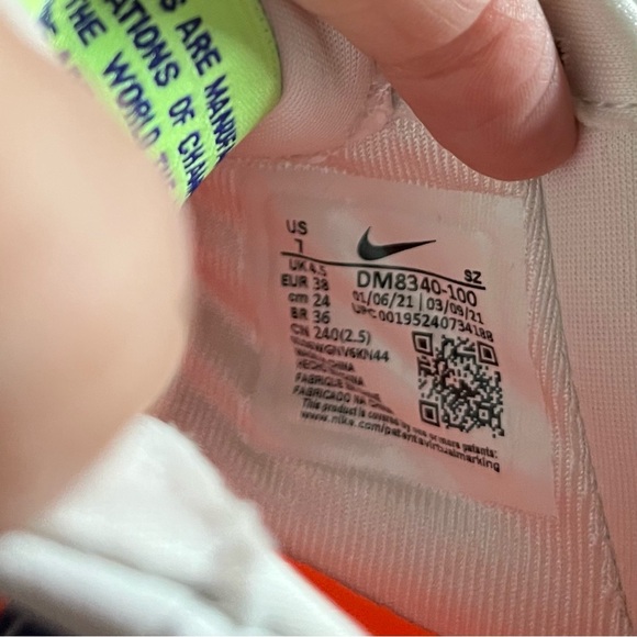 Nike Air Force 1 Pixel Summit White Concord Hyper Crimson Sneaker - Picture 11 of 11